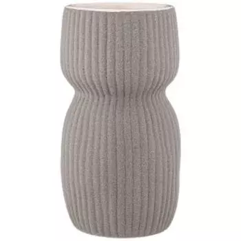 ваза BRONCO, размер: 11,5х11,5х20см, 1300мл, керамика, серый, бокал