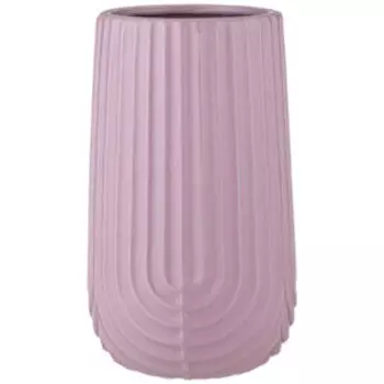 ваза BRONCO размер: 12х12х20см, керамика, розовый