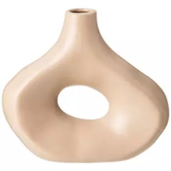 ваза BRONCO размер: 20,5х8,5х18,5см, керамика, бежевый