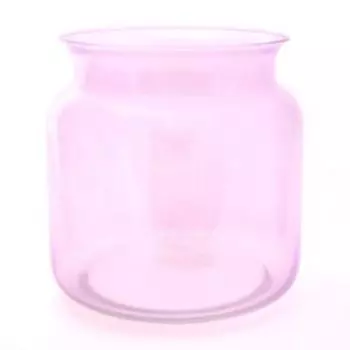 ваза Лемож-2, размер: h17см, банка, лиловый прозрачный