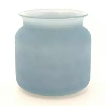 ваза Лемож-2, размер: h17см, банка, мятный матовый