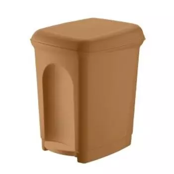 ведро д/мусора БЫТПЛАСТ, с педалью, пластик, 7л