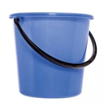 ведро ПОЛИМЕРБЫТ, круглое, без крышки, цвет в ассортименте, пластик, 12л