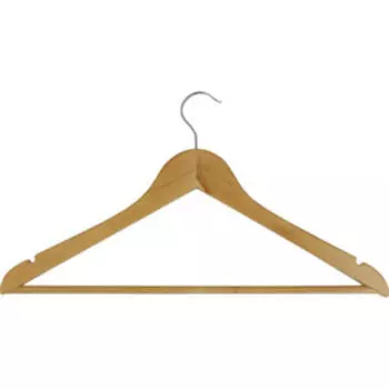 вешалка РЫЖИЙ КОТ деревянная W2-P с перекладиной