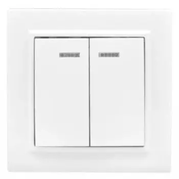 выключатель 2-клавишный Минск