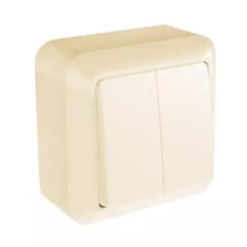 выключатель двухклавишный Оптима А510-380