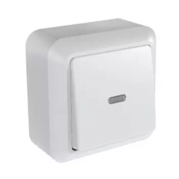 выключатель одноклавишный Оптима А110-386