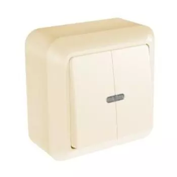 выключатель одноклавишный Оптима А110-386