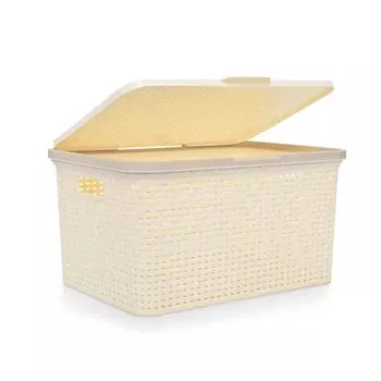 Ящик Артлайн, 460 х 345 х 245, 30л, с крышкой, цвет в ассортименте