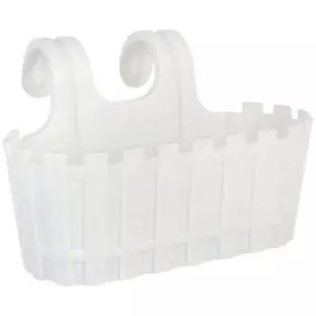 Ящик балконный Акация, 30 см, белый, пластик