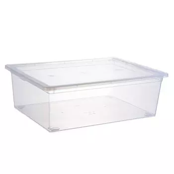 Ящик для хранения Idea, 53 х 37 х 18см, 25 л, пластик, прозрачный