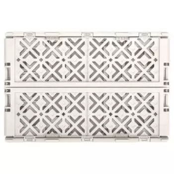 Ящик складной Econova Stocky L, 16.5х12.4х73 см, 1.2 л, пластик, светло-бежевый