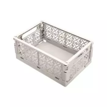 Ящик складной Econova Stocky L, 24.9х16.7х10.3 см, 3.4 л, пластик, светло-бежевый