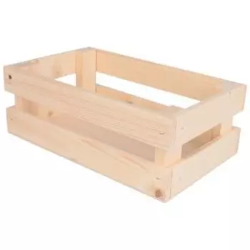 Ящик средний Pattern, 320х198х115 мм, с полным дном, дерево