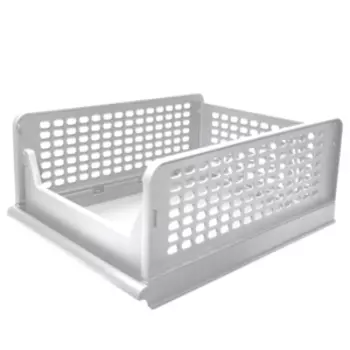 Ящик Verde Chester, 42.8х32.5х19 см, складной, пластик, белый