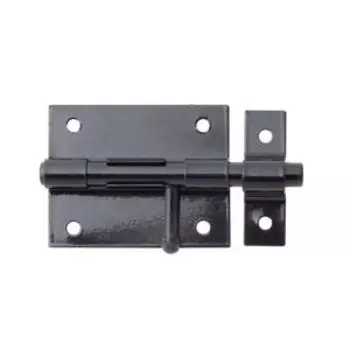 Задвижка, 1х10см, черный лак