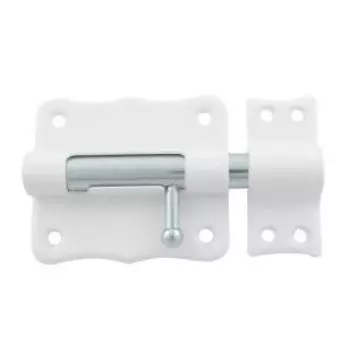 Задвижка накладная ЗТ2-70, полимер, белый