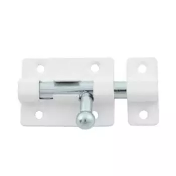 Задвижка накладная ЗТ4, полимер, белый