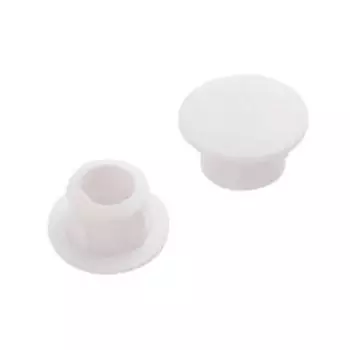 Заглушка декоративная Tech-Krep, 10 мм, белые, 35 шт
