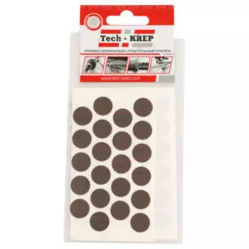 Заглушка самоклейкая Tech-Krep, 14 мм, махагон, 50 шт