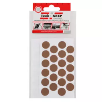 Заглушка самоклейкая Tech-Krep, 14 мм, орех, 50 шт
