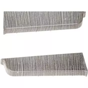 Заглушки торцевые Qvant Q04, дуб металлик, пара