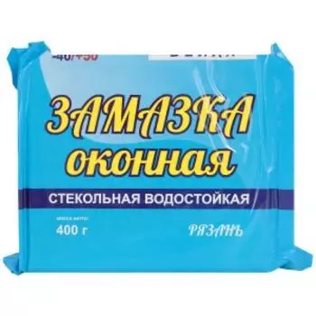 Замазка оконная Гамма, 0.4 кг, белая