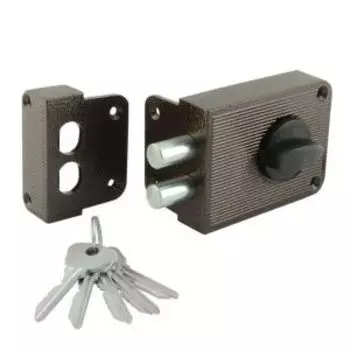 Замок накладной Зенит ЗН1-3, медь