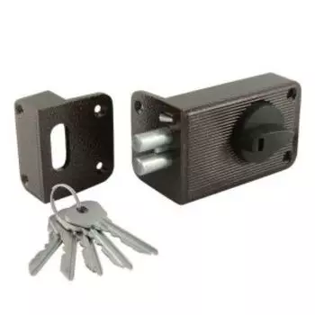 Замок накладной Зенит ЗН2-3, автомат, медь