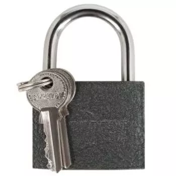 Замок навесной HG-350, 50х70х5 мм, серый, сталь