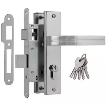 Замок врезной 706К, 55 мм, хром