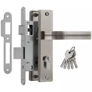 Замок врезной 706К, 55 мм, матовый никель
