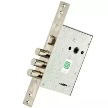 Замок врезной ГАРДИАН, сувальдный, 4 ригеля