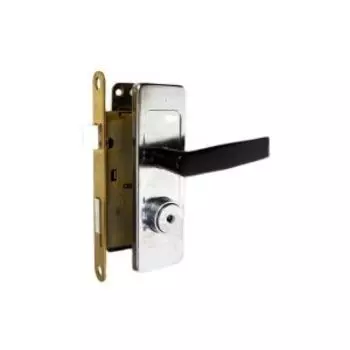 Замок врезной с ручками, цилиндровый, 1 ригель