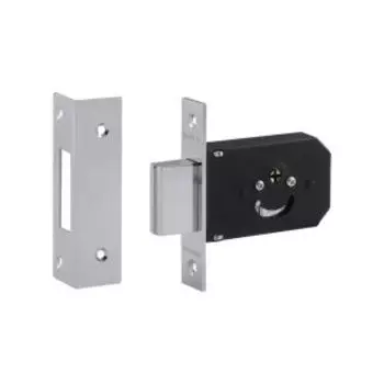 Замок врезной ЗВ-111, 5 ключей, хром