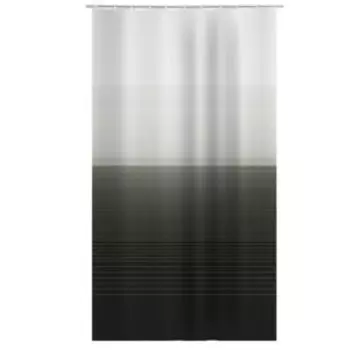 Занавеска для ванной Градиент черный, 178х180 см