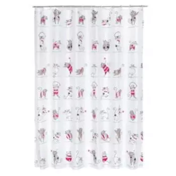 Занавеска для ванной комнаты Cats, 180х180 см, PEVA