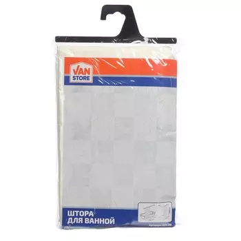 Занавеска для ванной комнаты Diffus, 180х180 см, полиэстер