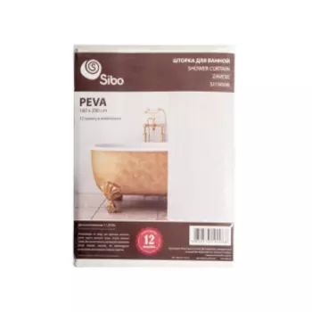 Занавеска для ванной комнаты Lotti, 180х200 см, PEVA