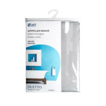 занавеска для ванной комнаты Сити, 180х180 см, полиэстер