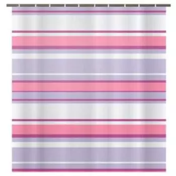 Занавеска для ванной Полоски, 180х180 см, PEVA