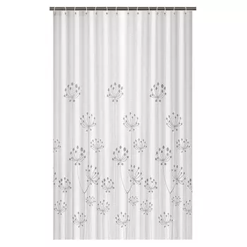 Занавеска для ванной Природа серый, 180х180 см, PEVA