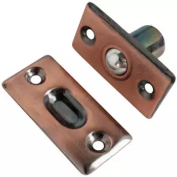 Защелка-фиксатор дверная, медь