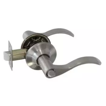 Защелка межкомнатная Isparus НН-03, фиксатор, матовый никель