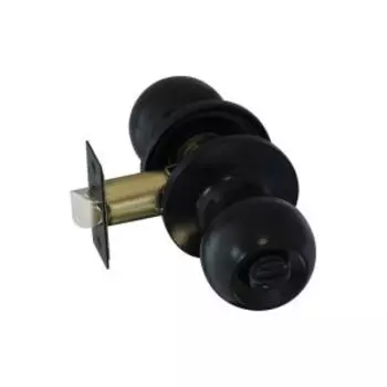 Защелка межкомнатная Isparus ЗШ-03, фиксатор, черный