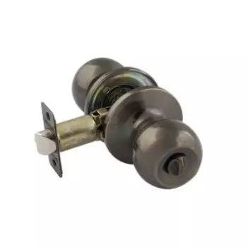 Защелка межкомнатная Isparus ЗШ-03, фиксатор, старая бронза