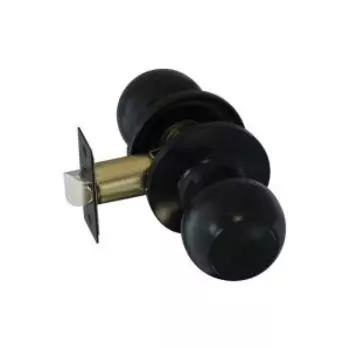 Защелка межкомнатная Isparus ЗШ-05, фиксатор, черный