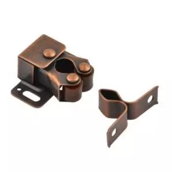 Защелка роликовая №2, 24 мм, старая медь