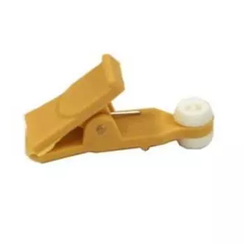Зажимы с роликом Уют для второй направляющей, 20 шт, пластик, бежевый