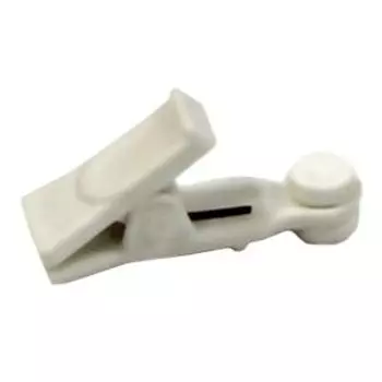 зажимы УЮТ с роликом, для второй направляющей, 20шт, пластик, белый